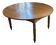 Grande table ronde d'époque Louis-Philippe en merisier massif