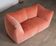 Canapé Le Bambole in coral velvet by Mario Bellini for B&B Italia,