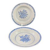 Pair of 18th century porcelain plates East India Company China