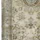 Vintage Turkish Carpet Medallion Beige Green 314 x 188 cm