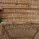 Vintage wicker basket for poultry rabbit