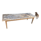 Table de ferme en chêne  à restaurer