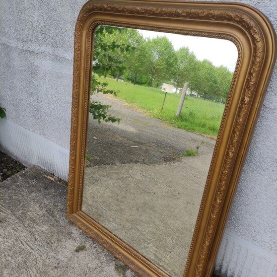 Large antique mirror Louis Philippe