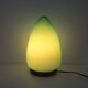 Lampe de table en forme d'oeuf en verre de Murano vert