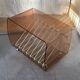 Table basse hi-fi,plexiglas,  Michel Dumas