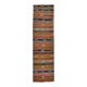 Brown & Red Striped Vintage Kilim Runner Rug, 79x299Cm
