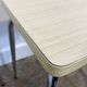 Pair of vintage stools, white formica and chrome