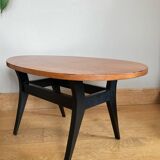 Scandinavian teak side table 1950s/60s menhir top