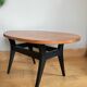Scandinavian teak side table 1950s/60s menhir top