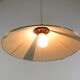 Rare Louis Kalff Philips pendant lamp with nylon bands, 1950s