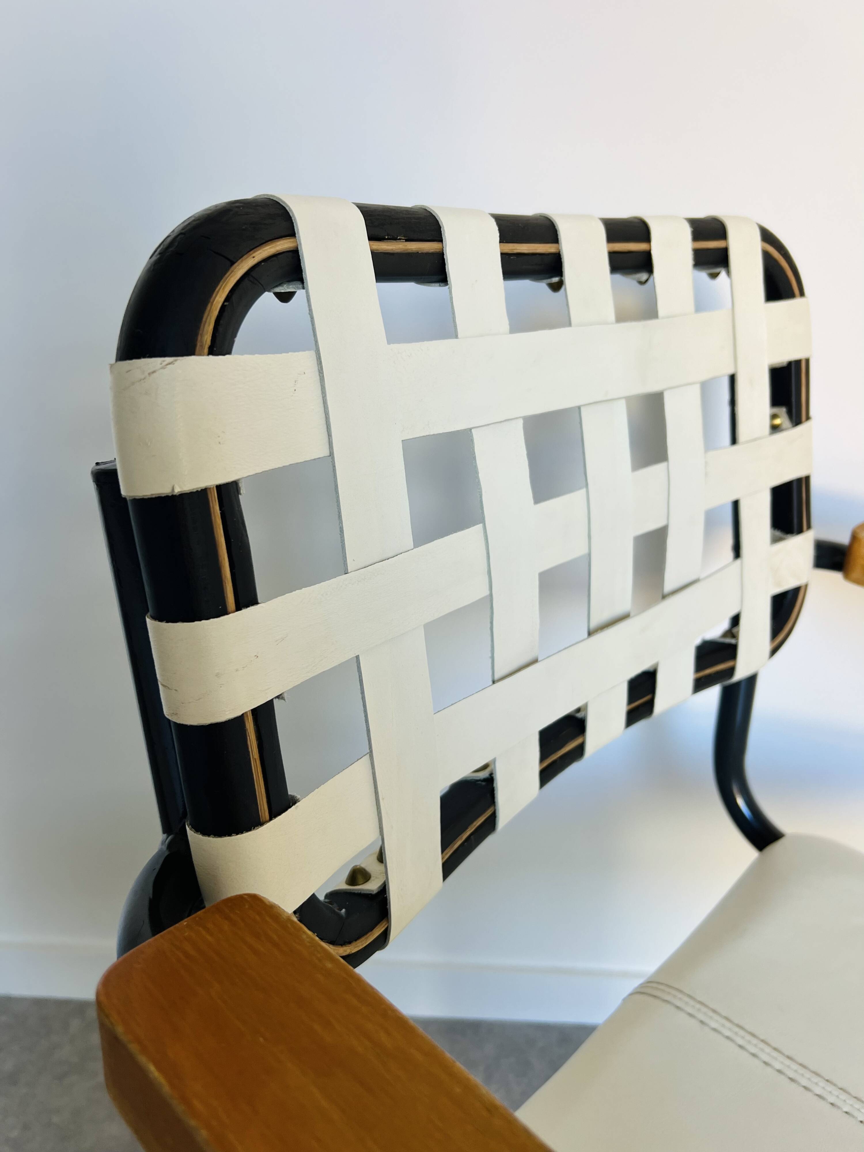 Marcel Breuer style leather chair