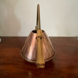 Watering can copper and brass circa 1950