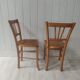 Pair of antique bistro chairs