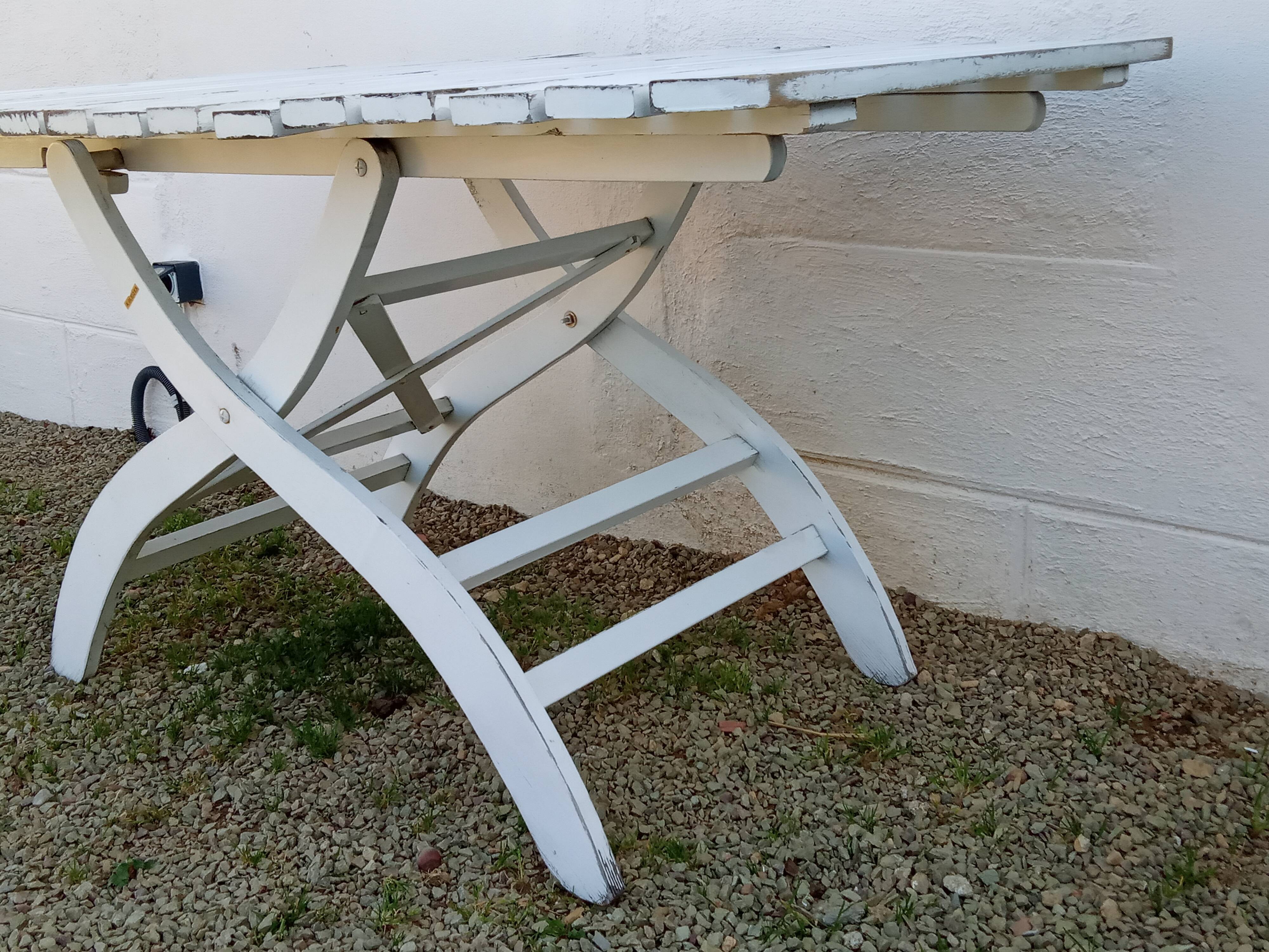 Table de jardin vintage R. Gleizes
