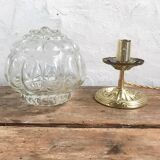 Vintage globe table lamp