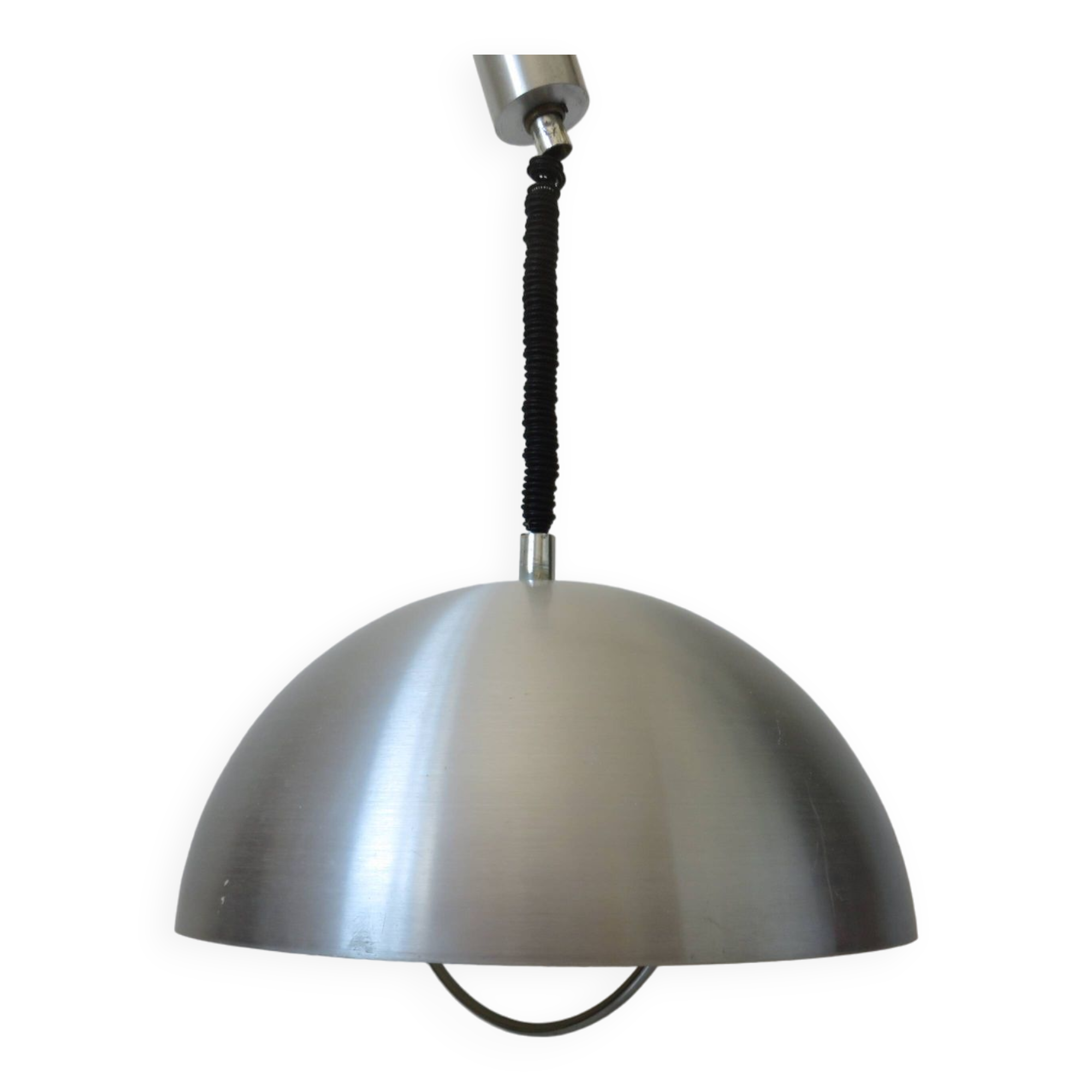 Suspension vintage monte et baisse en aluminium typique 1970