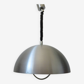 Suspension vintage monte et baisse en aluminium typique 1970