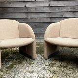 BEN ARMCHAIR BY PIERRE PAULIN ARTIFORT WITH LVMH FABRIC