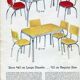 Table formica et chaises par American Fixture, 1950