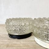 Pair of 15cm round ceiling lights