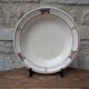 Round hollow serving dish in Salins earthenware model Nénuphar 28.5cm