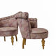 Fauteuils asymétriques danois dans le style de Kagan années 1950, ensemble de 2