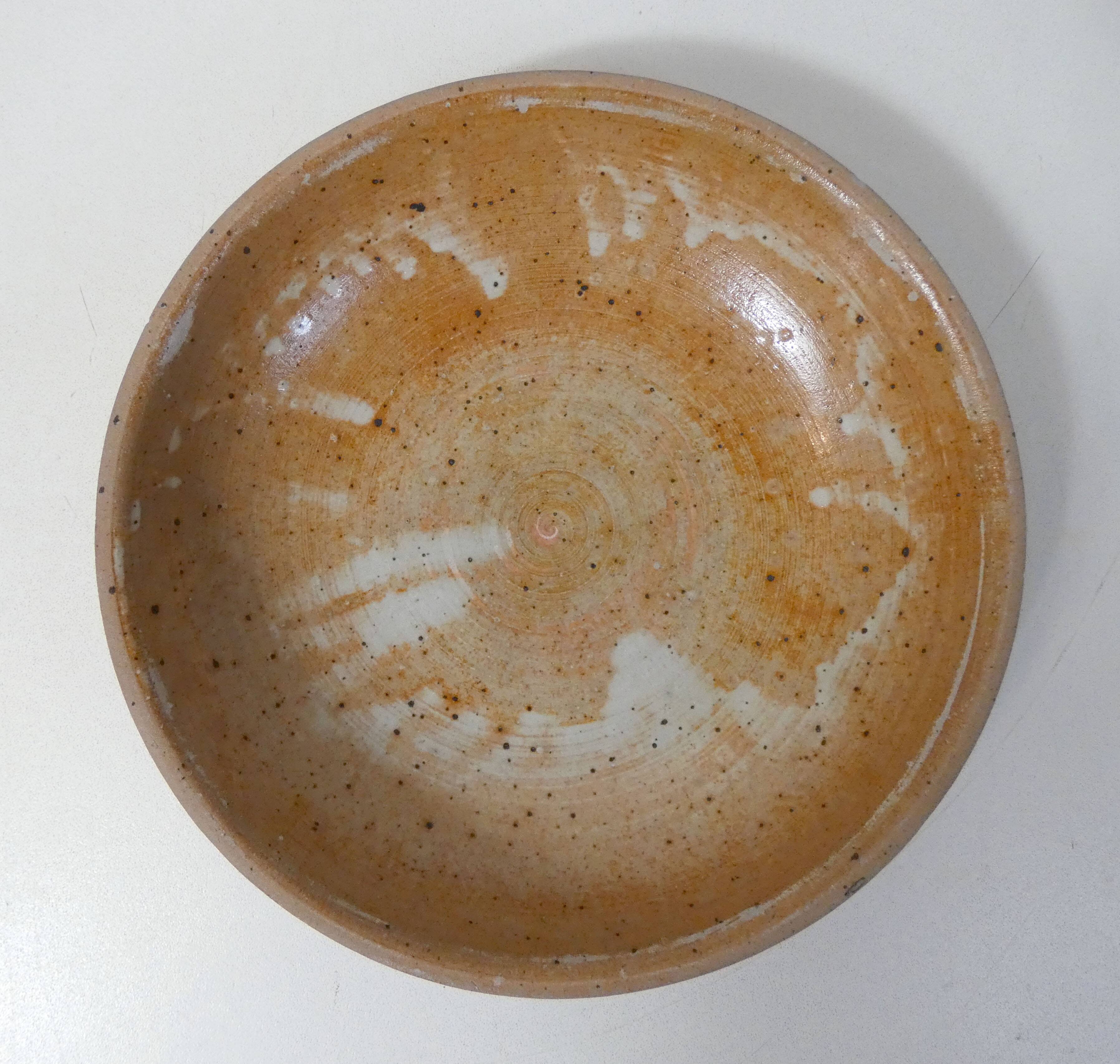 6 Vintage stoneware soup plates