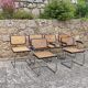Lot de 4 chaises B32 et 2 fauteuils B64 Marcel Breuer