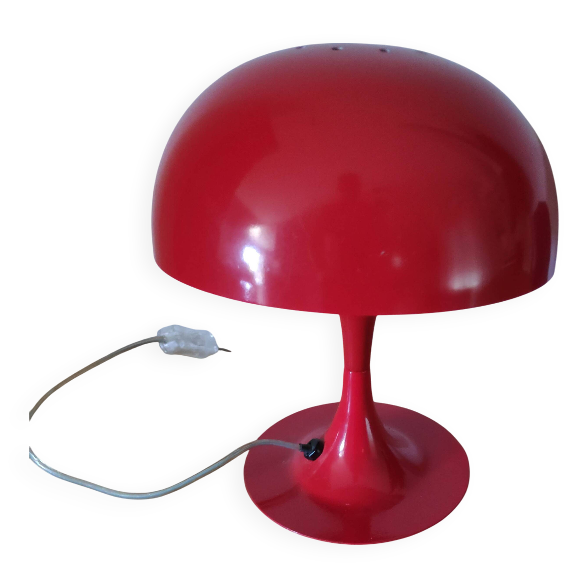 Mathias vintage red mushroom lamp