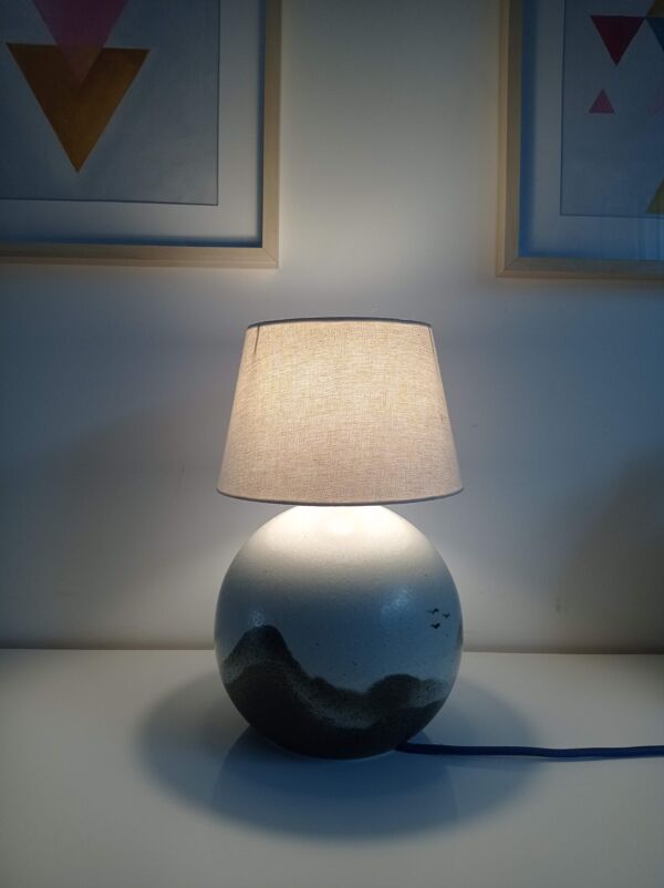 Pied de lampe en céramique Virebent