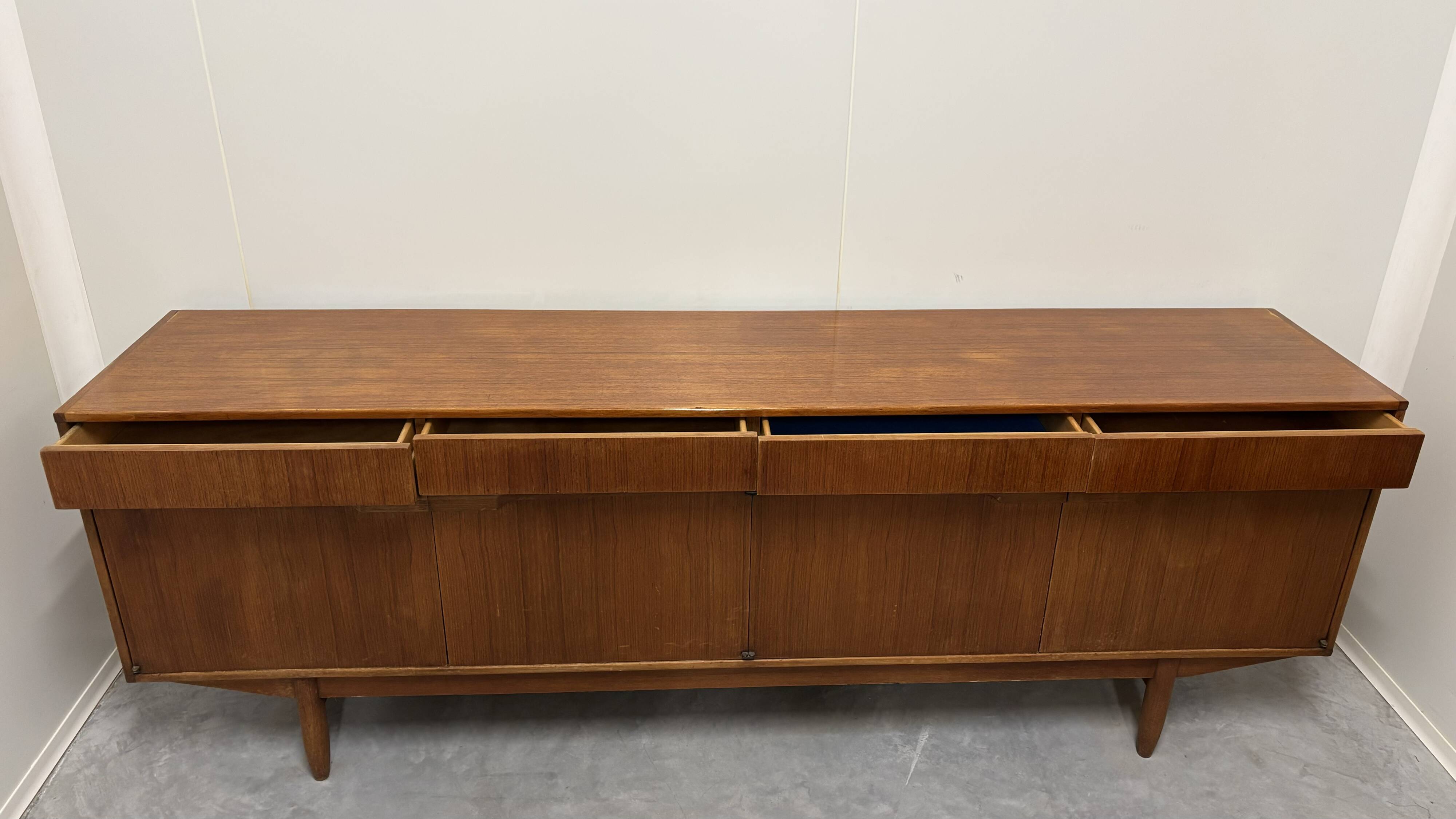 1960s Vintage Scandinavian Buffet Enfilade