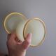Duo of opaline jewelry boxes