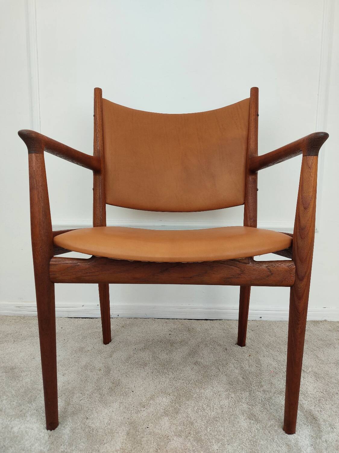 JH513 armchair by HJ Wegner for Johannes Andersen