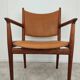 Fauteuil JH513 par HJ Wegner pour Johannes Andersen