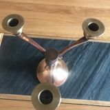 Three-pointed brass chandelier
