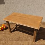 Light oak coffee table