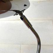 Space-Age chrome spiral desk lamp ⎜ 1980s