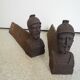 chenets anciens fonte XIXe antique french fireplace andirons