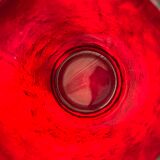 Vintage water glasses in tinted glass