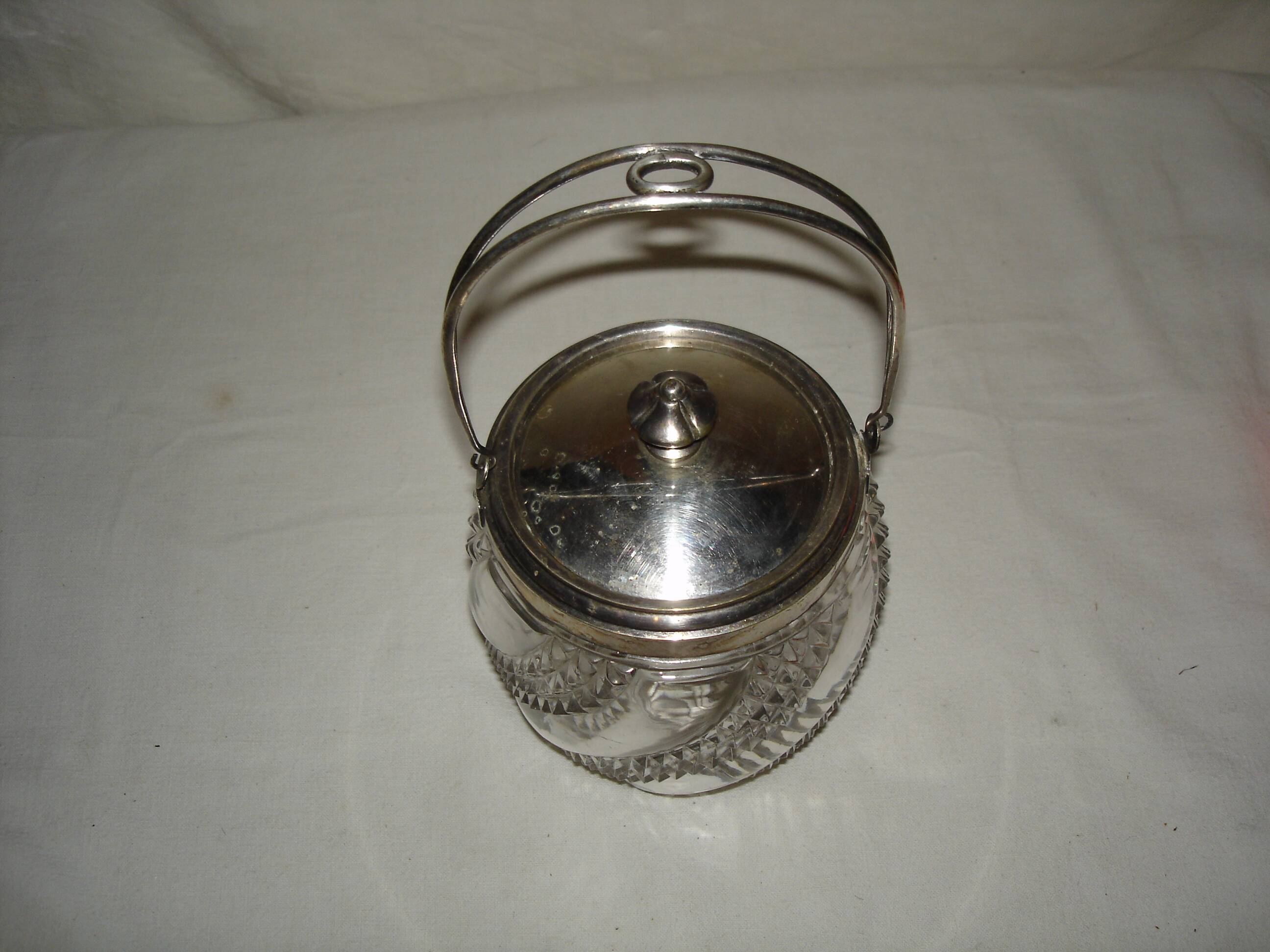 Baccarat serpentine crystal cookie bucket