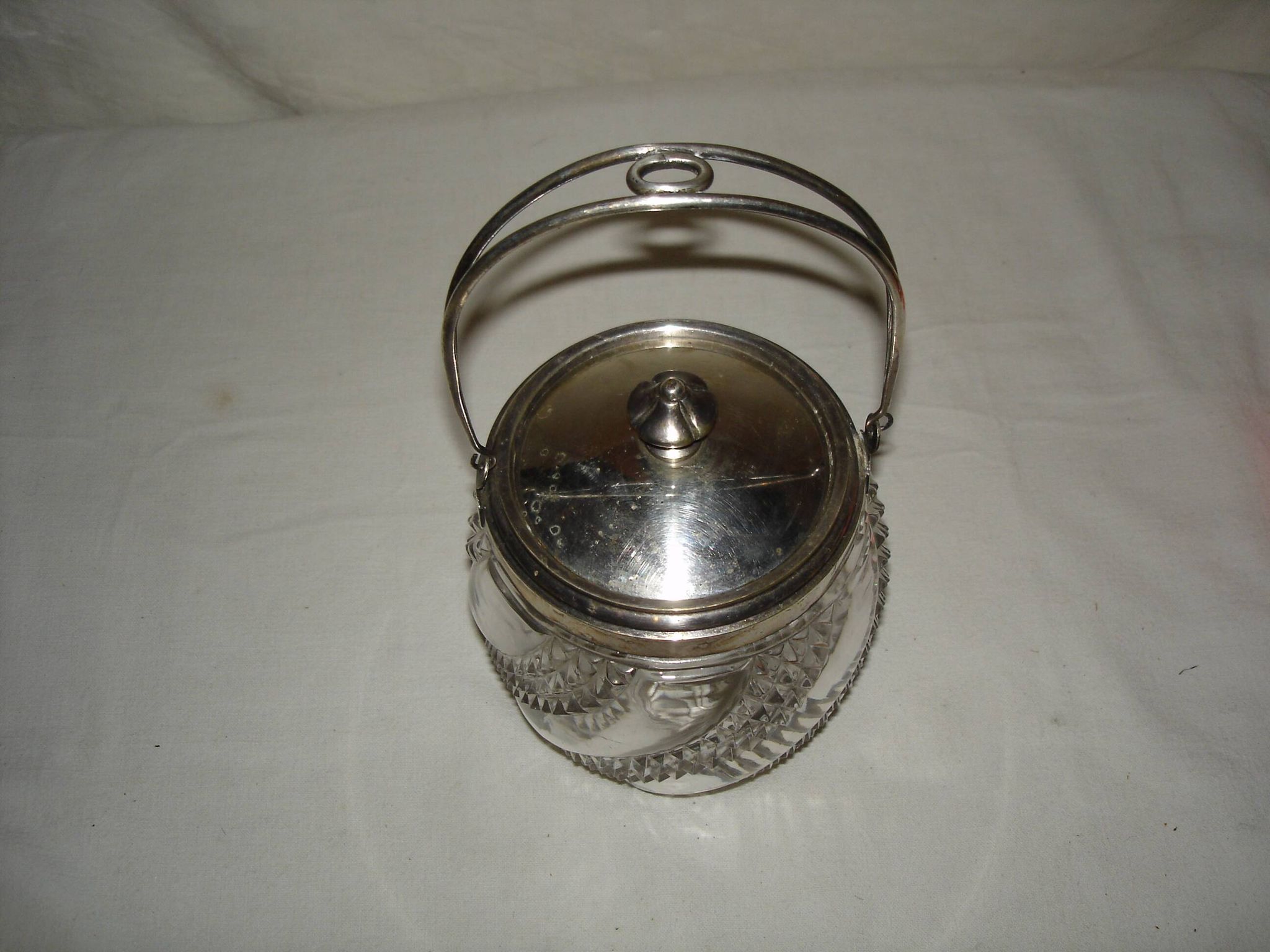 Baccarat serpentine seau a biscuit cristal