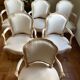 Set of 6 convertible armchairs