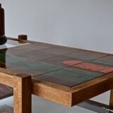 ceramic and glass coffee table