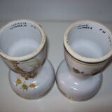 Pair of Keraluc Quimper candle holders