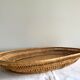 Vintage basket in woven rattan