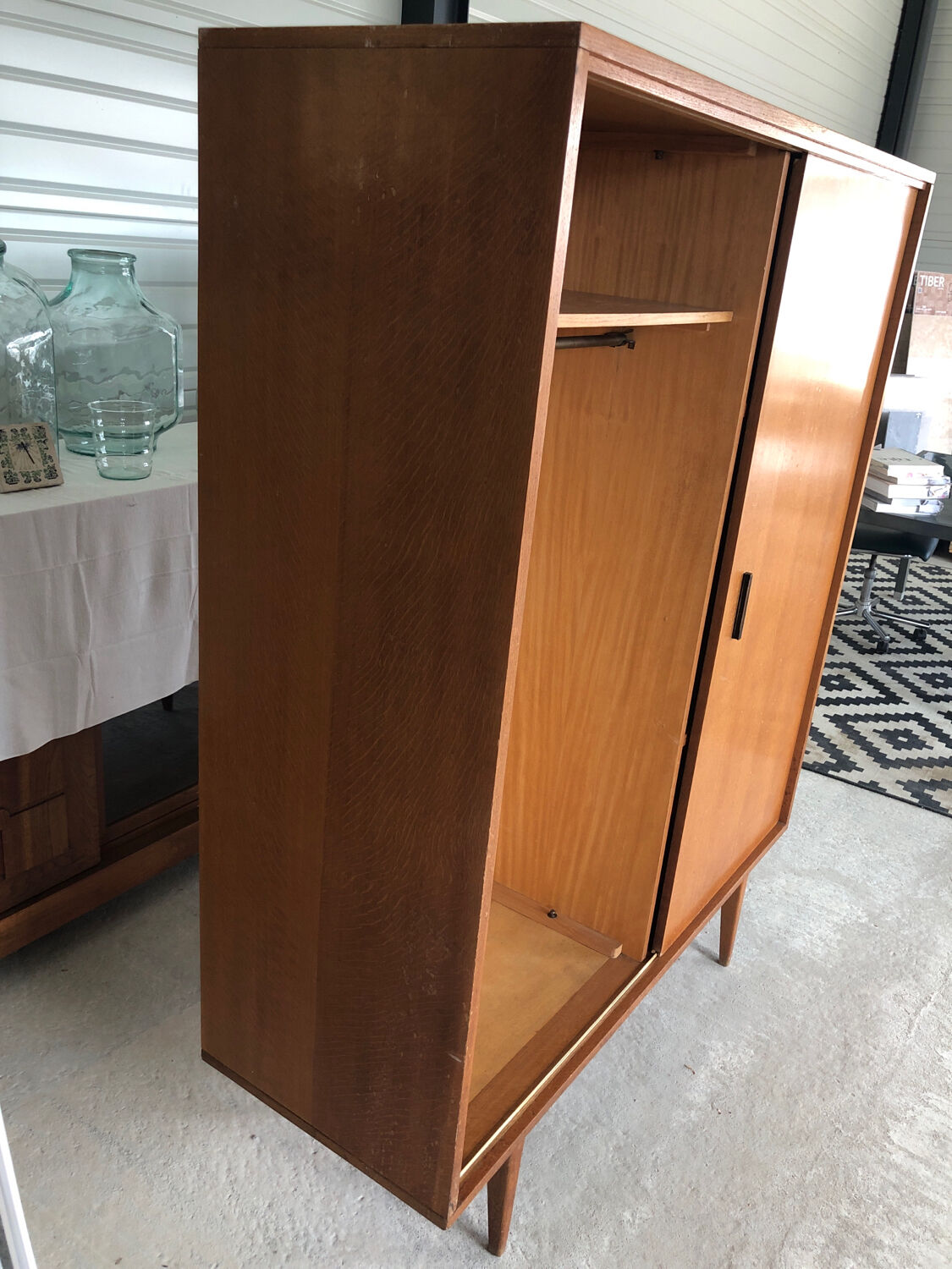 Vintage teak secretary from the 60s