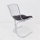Rima set of 4 Radiofreccia chrome chairs by Gastone Rinaldi
