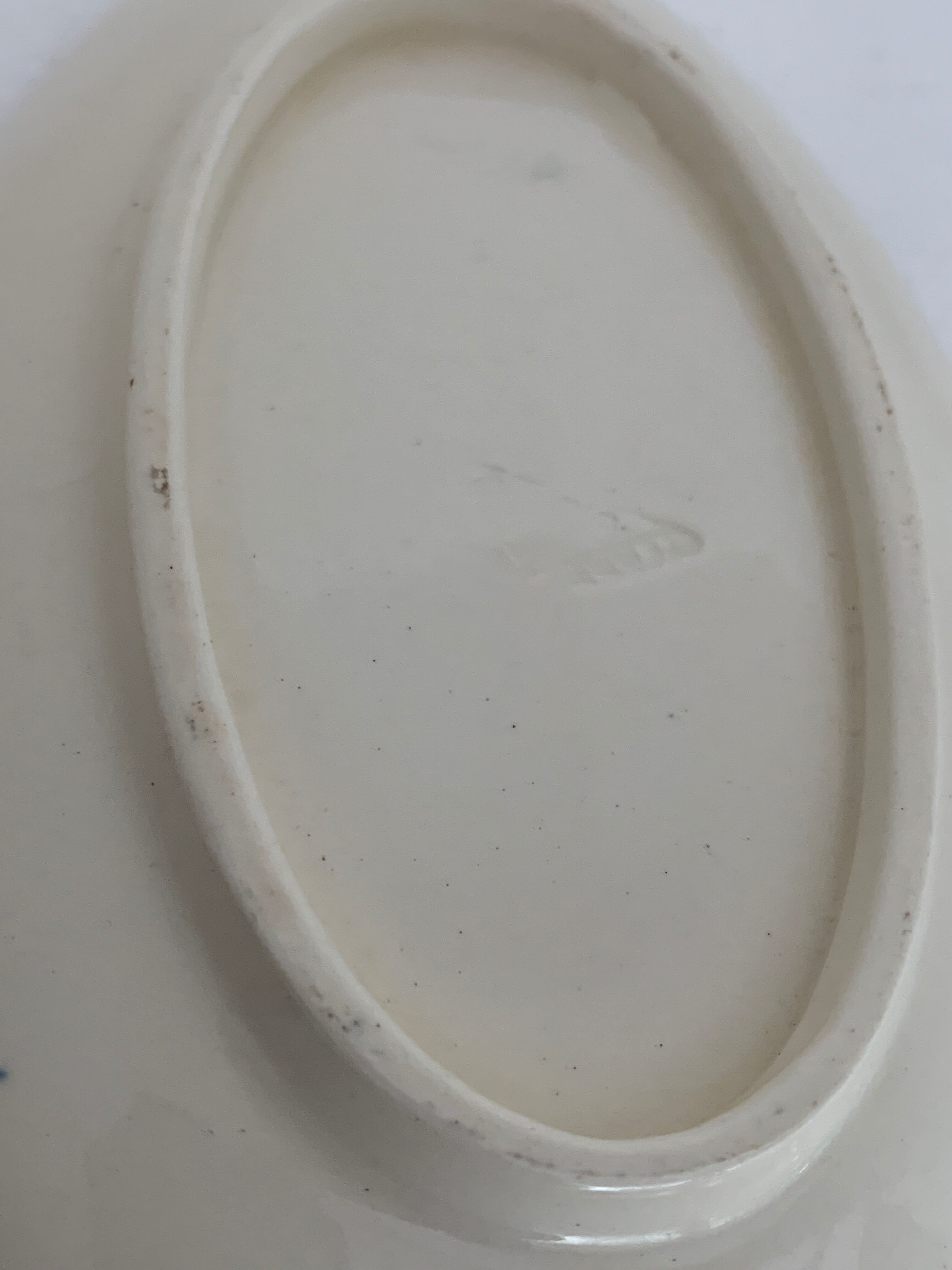 Pair of Gien opaque porcelain ravines, April model