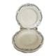 4 assiettes semi creuses terre de fer Longchamp