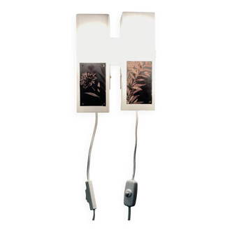 Pair of Scandinavian design wall lights from the 1950s.